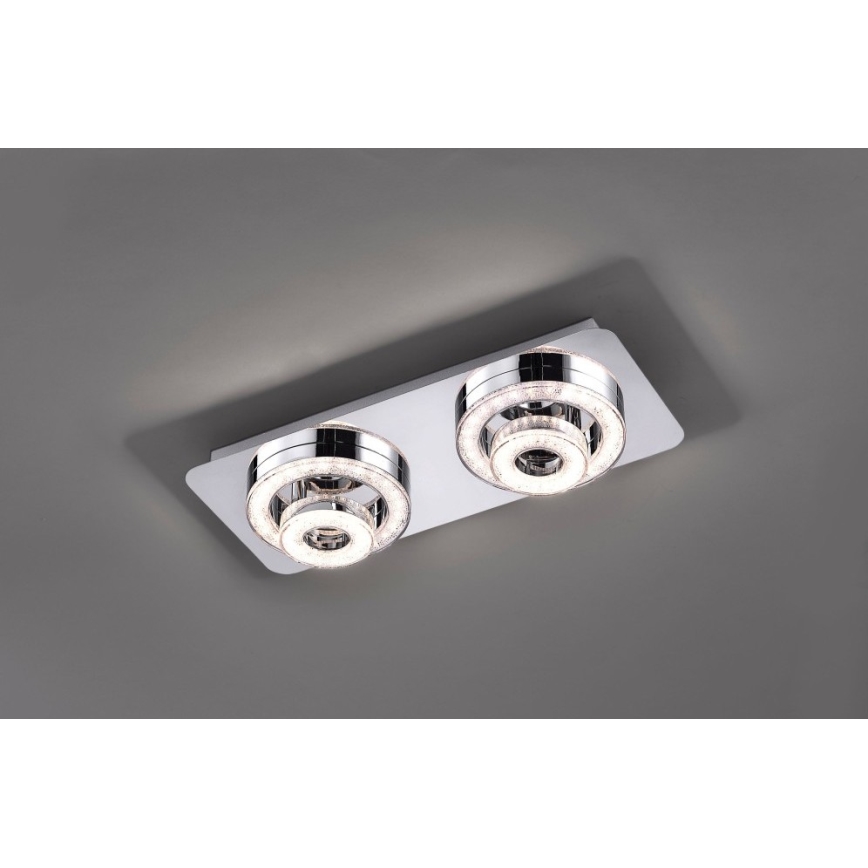 Leuchten Direkt 14521-17 - Светодиодный потолочный светильник TIM 2xLED/2,8W/230V + 2xLED/3,1W