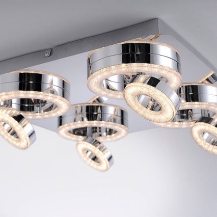 Leuchten Direkt 14522-17 - Светодиодный точечный светильник TIM 4xLED/2,8W/230V + 4xLED/3,1W