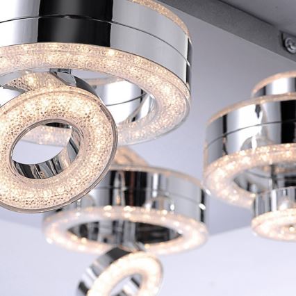 Leuchten Direkt 14522-17 - Светодиодный точечный светильник TIM 4xLED/2,8W/230V + 4xLED/3,1W