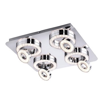 Leuchten Direkt 14522-17 - Светодиодный точечный светильник TIM 4xLED/2,8W/230V + 4xLED/3,1W