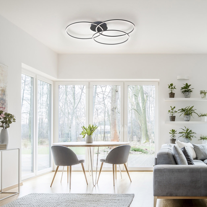 Leuchten Direkt 14539-18 - Стельовий LED світильник з регулюванням яскравості IVANKA 3xLED/12W/230V
