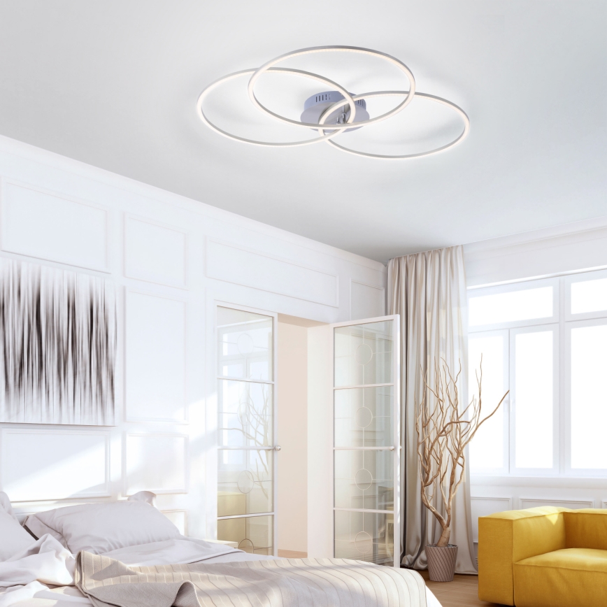 Leuchten Direkt 14539-55 - Стельовий LED світильник з регулюванням яскравості IVANKA 3xLED/12W/230V