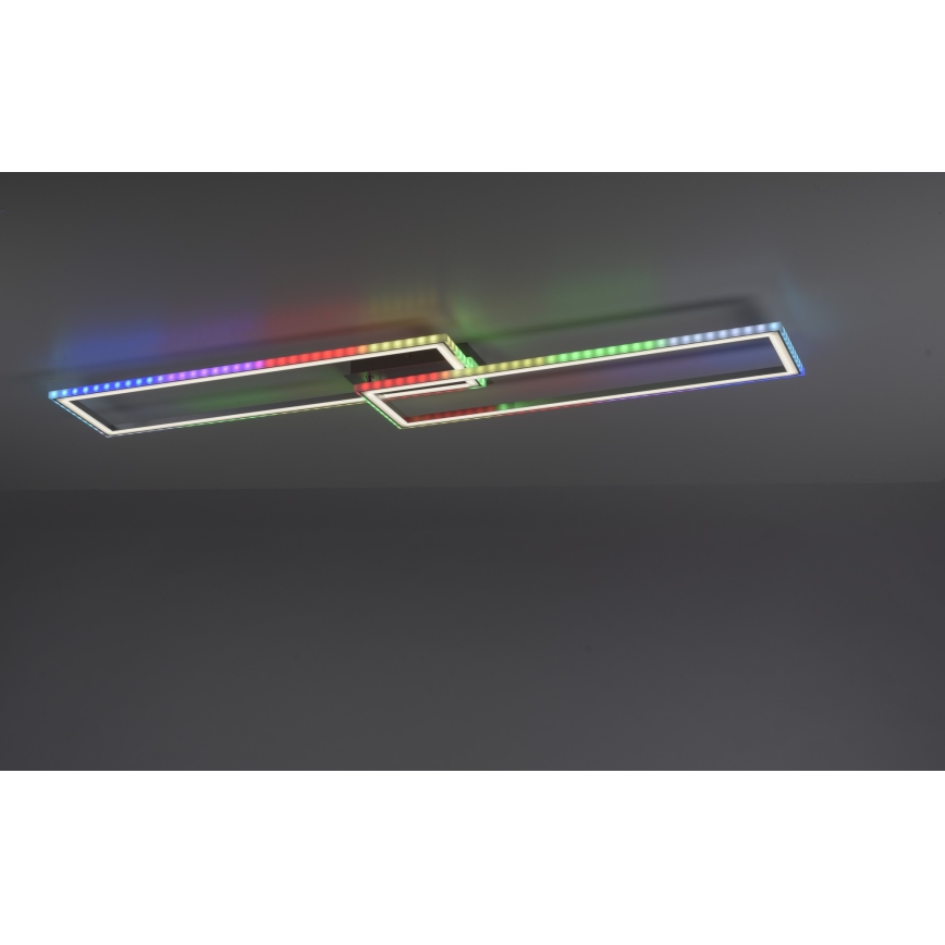 Leuchten Direkt 14635-55 - LED RGB стельовий світильник з регулюванням яскравості FELIX LED/34,5W/230V