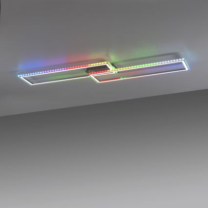 Leuchten Direkt 14635-55 - LED RGB стельовий світильник з регулюванням яскравості FELIX LED/34,5W/230V