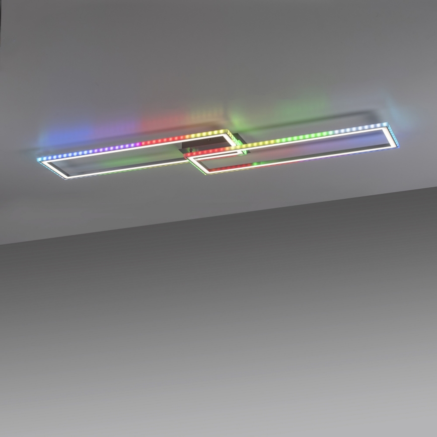 Leuchten Direkt 14635-55 - LED RGB стельовий світильник з регулюванням яскравості FELIX LED/34,5W/230V