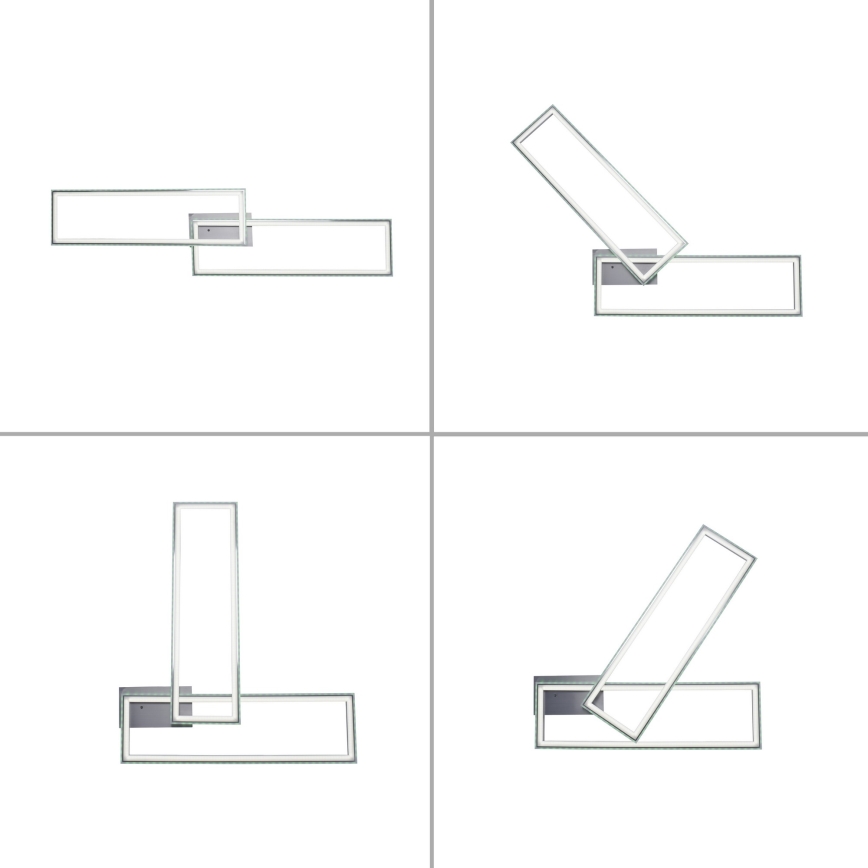 Leuchten Direkt 14635-55 - LED RGB стельовий світильник з регулюванням яскравості FELIX LED/34,5W/230V