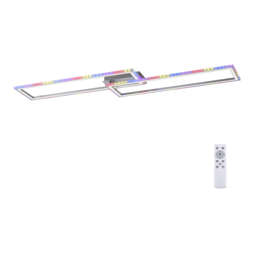 Leuchten Direkt 14635-55 - Світлодіодний RGB регульований стельовий світильник FELIX LED/34,5W/230V + пульт дистанційного керування