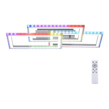 Leuchten Direkt 14636-55 - LED RGB стельовий світильник з регулюванням яскравості FELIX LED/35W/230V