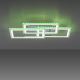 Leuchten Direkt 14636-55 - LED RGB стельовий світильник з регулюванням яскравості FELIX LED/35W/230V