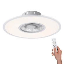 Leuchten Direkt 14642-16 - Стельовий LED світильник з вентилятором та регулюванням яскравості FLAT-AIR LED/32W/230V + дистанційне керування