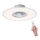 Leuchten Direkt 14642-16 - Стельовий LED світильник з вентилятором та регулюванням яскравості FLAT-AIR LED/32W/230V + дистанційне керування