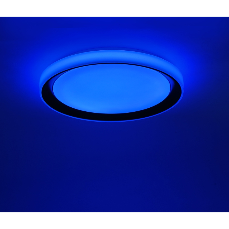 Leuchten Direkt 14659-18 - Светодиодный потолочный RGB-светильник с регулированием яркости LOLA LED/24W/230V Tuya + дистанционное управление