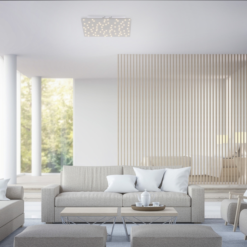 Leuchten Direkt 14670-55 - Светодиодный потолочный светильник с регулированием яркости SPARKLE LED/12W/230V + дистанционное управление
