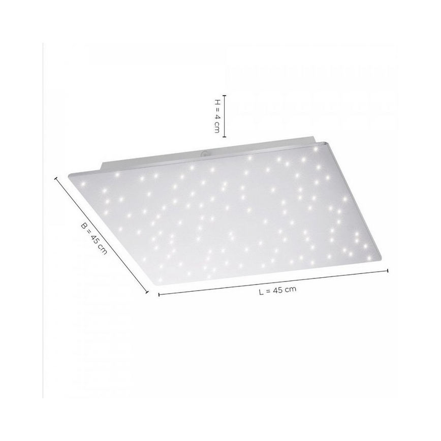 Leuchten Direkt 14671-55 - Светодиодный диммируемый потолочный светильник SPARKLE LED/18W/230V 2700-5000K + пульт ДУ