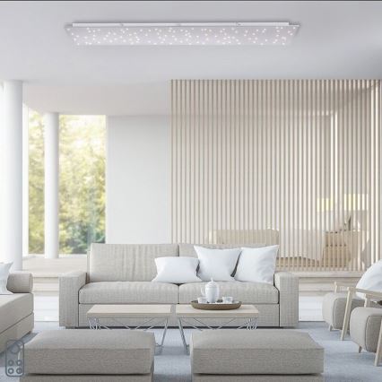 Leuchten Direkt 14672-55 - Стельовий LED світильник з регулюванням яскравості SPARKLE LED/18W/230V 2700-5000K + дистанційне керування