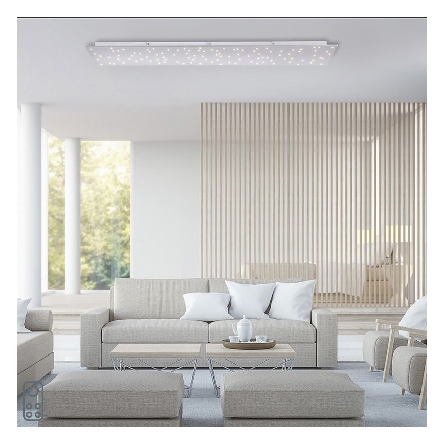 Leuchten Direkt 14672-55 - Стельовий LED світильник з регулюванням яскравості SPARKLE LED/18W/230V 2700-5000K + дистанційне керування