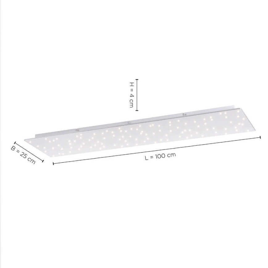 Leuchten Direkt 14672-55 - Стельовий LED світильник з регулюванням яскравості SPARKLE LED/18W/230V 2700-5000K + дистанційне керування