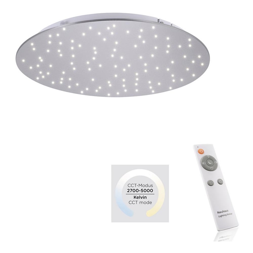 Leuchten Direkt 14673-55 - Светодиодный потолочный светильник с регулированием яркости SPARKLE LED/18W/230V + дистанционное управление