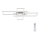 Leuchten Direkt 14693-55 - Світлодіодний регульований стельовий світильник ASMIN LED/48W/230V + дистанційне керування