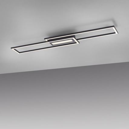 Leuchten Direkt 14696-18 - Пристельова LED люстра з регулюванням яскравості ASMIN LED/45W/230V чорний