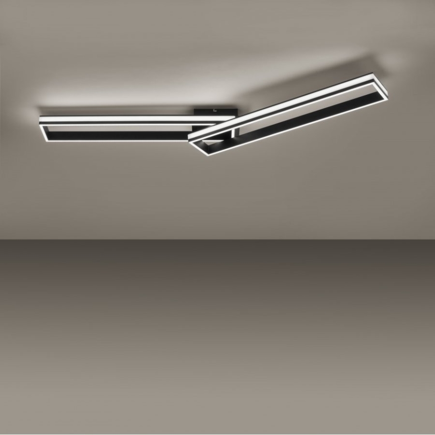 Leuchten Direkt 14701-18 - Пристельова LED люстра з регулюванням яскравості ELIS 2xLED/19W/230V + дистанційне керування