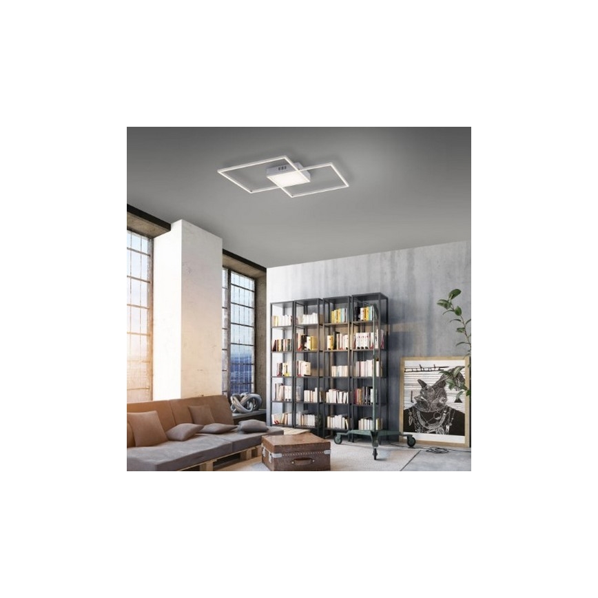 Leuchten Direkt 14712-55-Стельовий LED світильник з регулюванням яскравості ASMIN LED/42W/230V + дистанційне керування