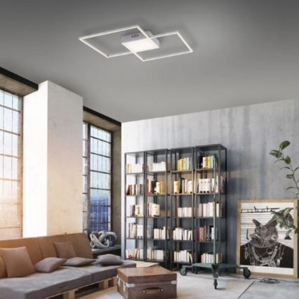 Leuchten Direkt 14712-55 - Светодиодная припотолочная люстра с регулированием яркости ASMIN LED/42W/230V 3000-5000K + дистанционное управление