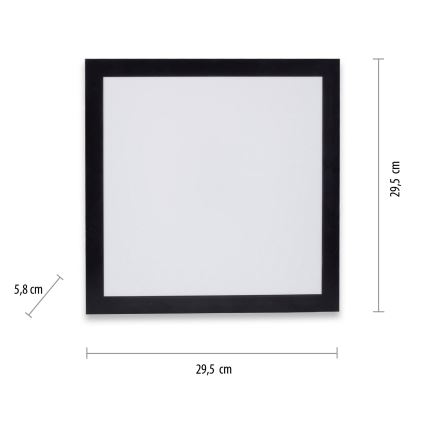 Leuchten Direkt 14740-18 - Світлодіодний стельовий світильник FLAT LED/7W/230V