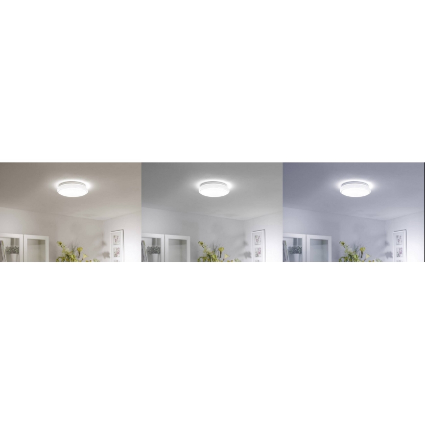 Leuchten Direkt 14742-16 - Стельовий LED RGB світильник з регулюванням яскравості JUPI LOLASMART LED/18W/230V Tuya 2700-5000K + дистанційне керування