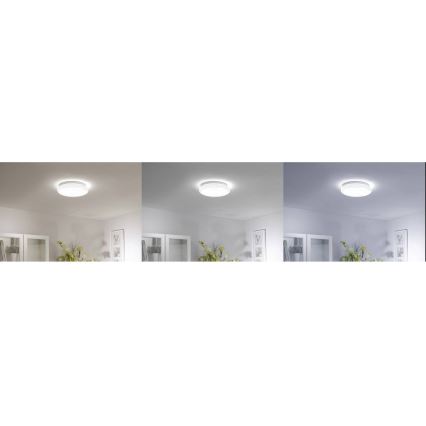 Leuchten Direkt 14742-16 - Светодиодный диммируемый потолочный RGB-светильник JUPI LOLASMART LED/18W/230V Tuya 2700-5000K + пульт ДУ