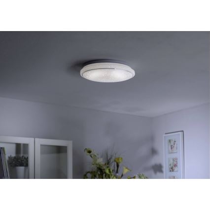 Leuchten Direkt 14744-16 - Стельовий LED RGB світильник з регулюванням яскравості JUPI LOLASMART LED/32W/230V + дистанційне керування