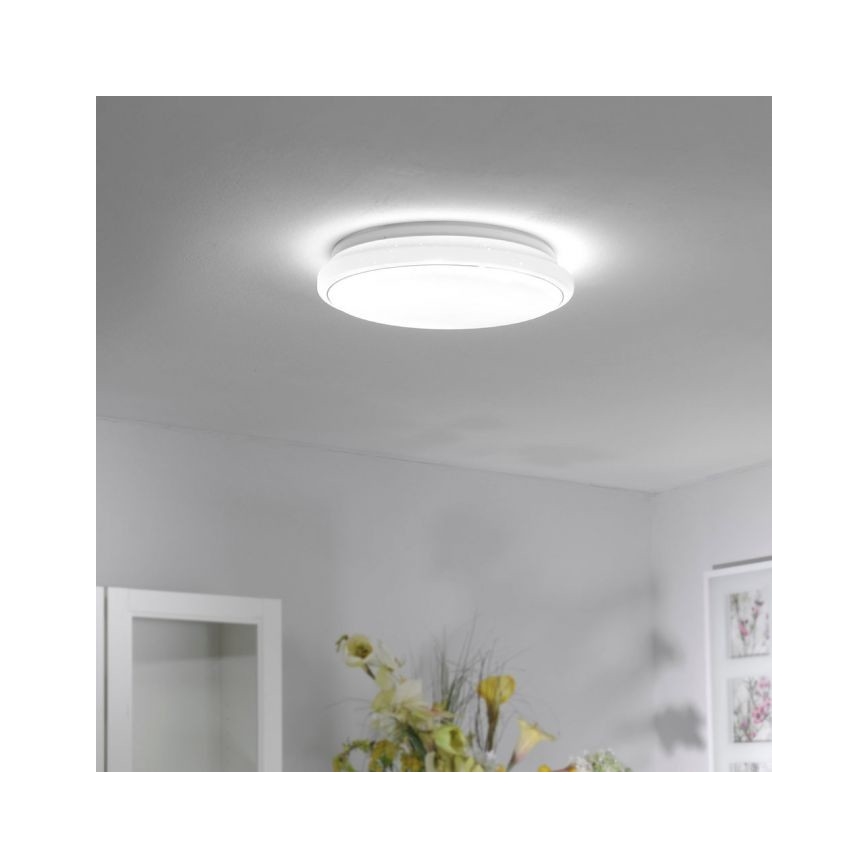 Leuchten Direkt 14744-16 - Стельовий LED RGB світильник з регулюванням яскравості JUPI LOLASMART LED/32W/230V + дистанційне керування