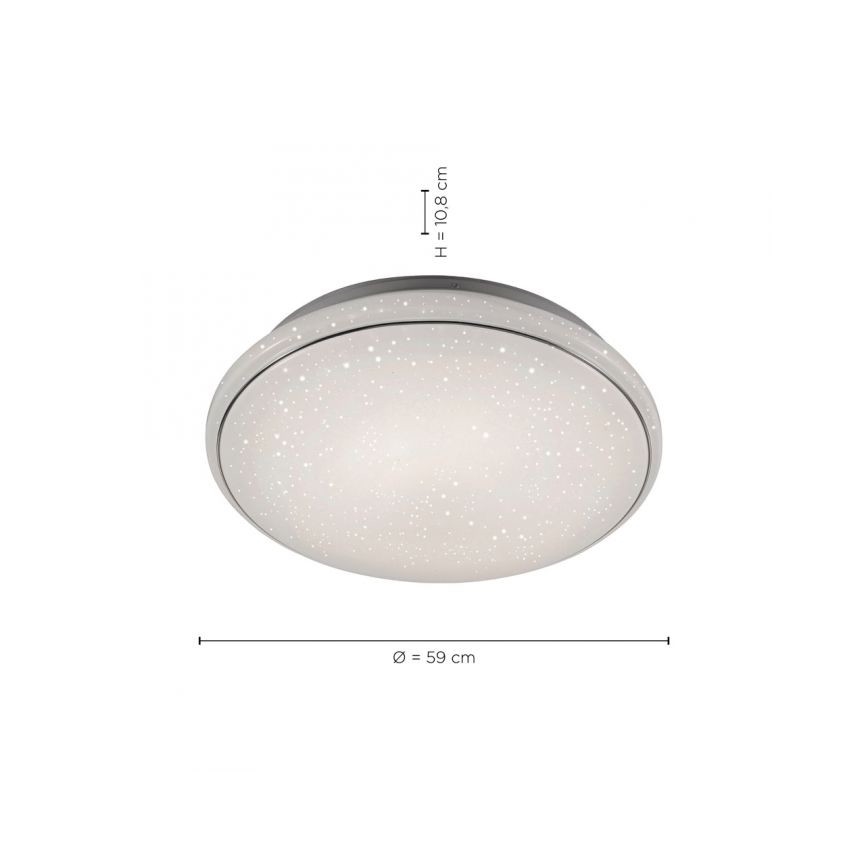 Leuchten Direkt 14744-16 - Стельовий LED RGB світильник з регулюванням яскравості JUPI LOLASMART LED/32W/230V + дистанційне керування