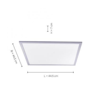 Leuchten Direkt 14752-21 - Стельовий LED світильник FLAT LED/17W/230V