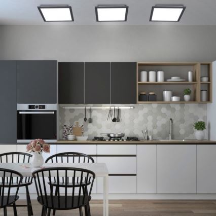 Leuchten Direkt 14754-18 - Светодиодный диммируемый потолочный светильник FLAT LED/20W/230V 2700K-5000K + пульт ДУ