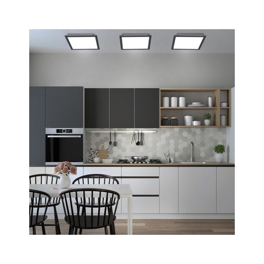 Leuchten Direkt 14754-18 - Светодиодный диммируемый потолочный светильник FLAT LED/20W/230V 2700K-5000K + пульт ДУ