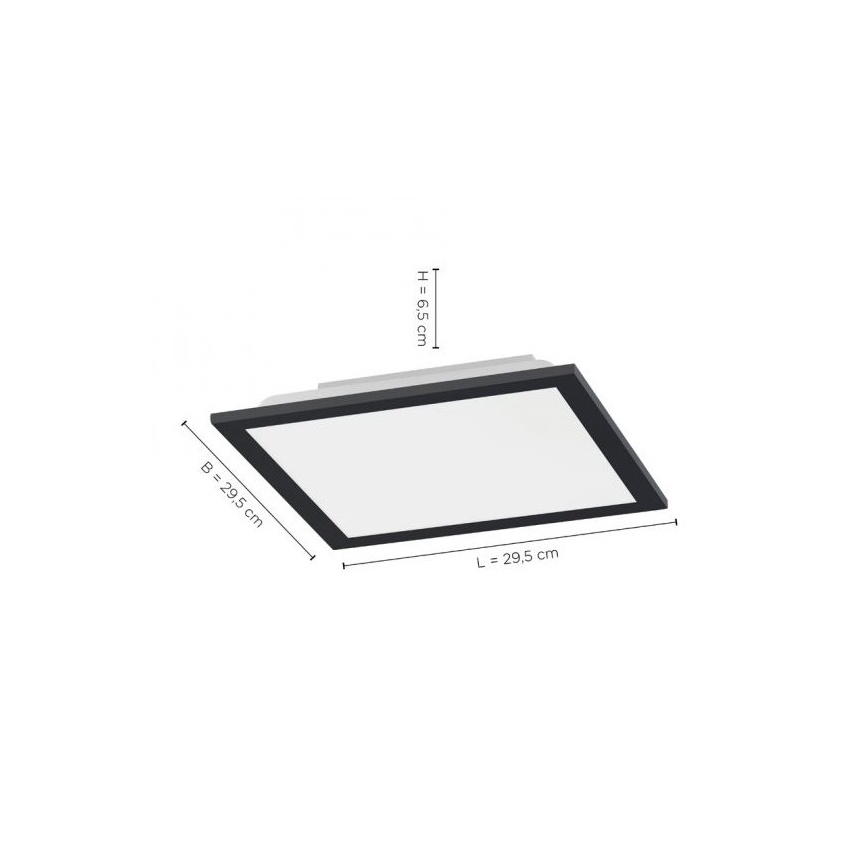 Leuchten Direkt 14754-18 - Светодиодный диммируемый потолочный светильник FLAT LED/20W/230V 2700K-5000K + пульт ДУ