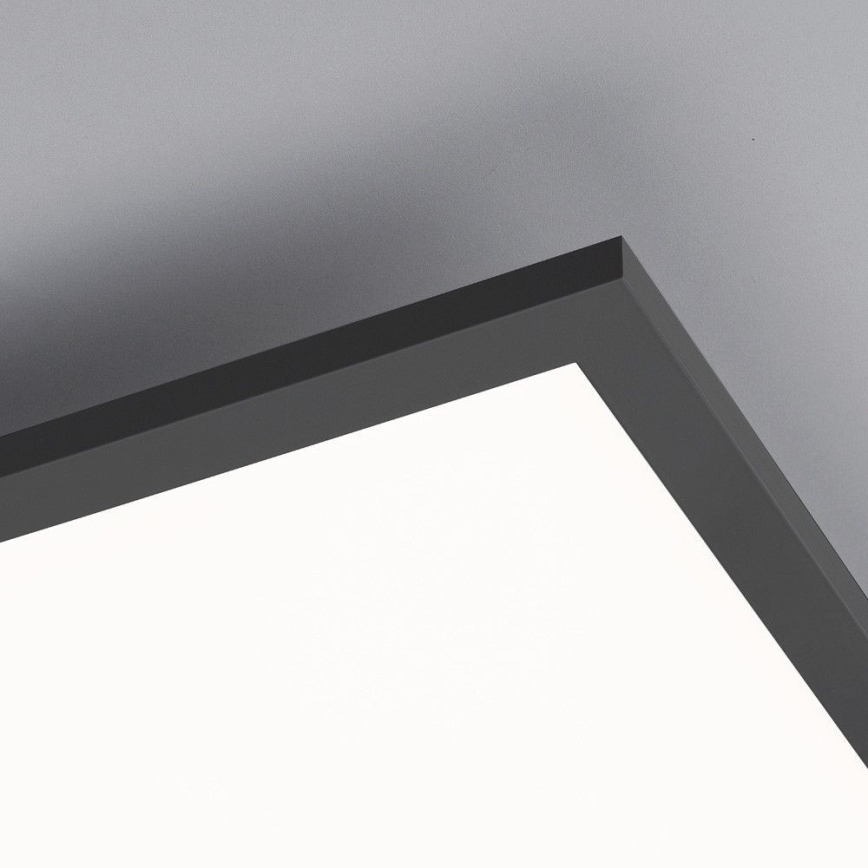 Leuchten Direkt 14757-18 - Пристельова LED панель з регулюванням яскравості FLAT LED/36W/230V 2700-5000K чорний + дистанційне керування