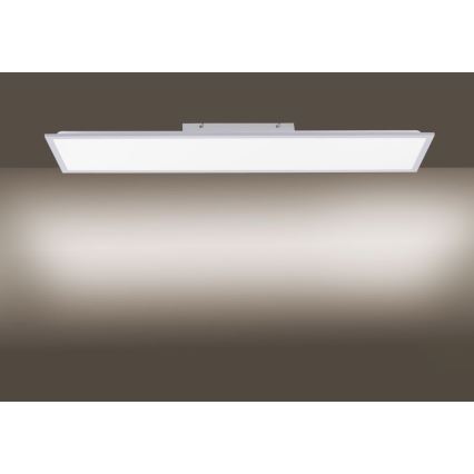 Leuchten Direkt 14757-21 - Пристельова LED панель з регулюванням яскравості FLAT LED/36W/230V 2700-5000K срібний + дистанційне керування