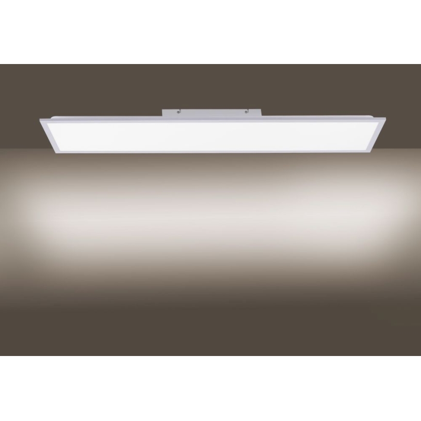 Leuchten Direkt 14757-21 - Пристельова LED панель з регулюванням яскравості FLAT LED/36W/230V 2700-5000K срібний + дистанційне керування