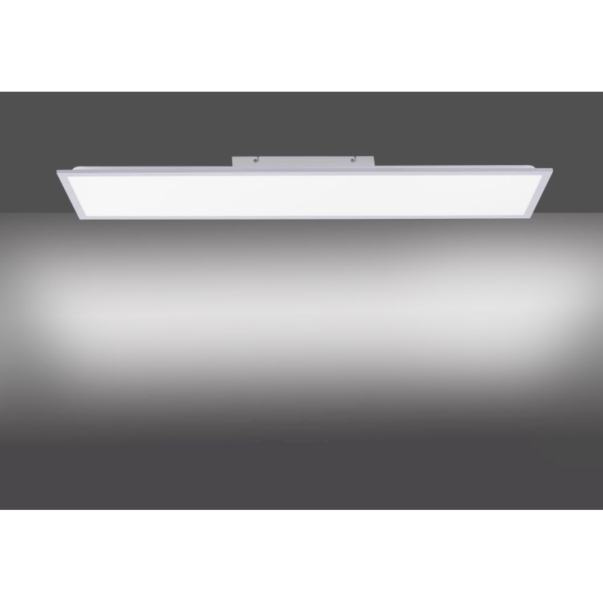 Leuchten Direkt 14757-21 - Пристельова LED панель з регулюванням яскравості FLAT LED/36W/230V 2700-5000K срібний + дистанційне керування