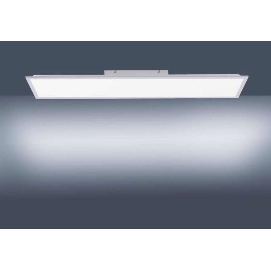 Leuchten Direkt 14757-21 - Пристельова LED панель з регулюванням яскравості FLAT LED/36W/230V 2700-5000K срібний + дистанційне керування