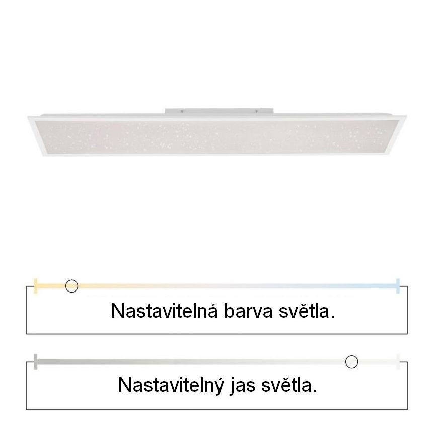Leuchten Direkt 14762-16 - Світильник зі світлодіодним димером STARRYFLAT LED/36W/230V + дистанційне керування