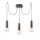Leuchten Direkt 14776-48 - Подвесная люстра TURN ME 3xE27/60W/230V