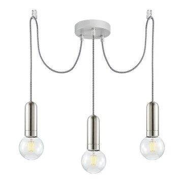 Leuchten Direkt 14776-55 - Подвесная люстра TURN ME 3xE27/60W/230V