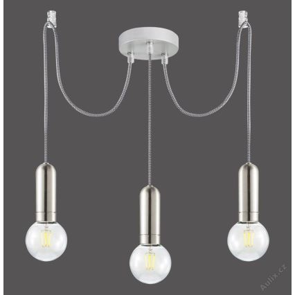 Leuchten Direkt 14776-55 - Подвесная люстра TURN ME 3xE27/60W/230V