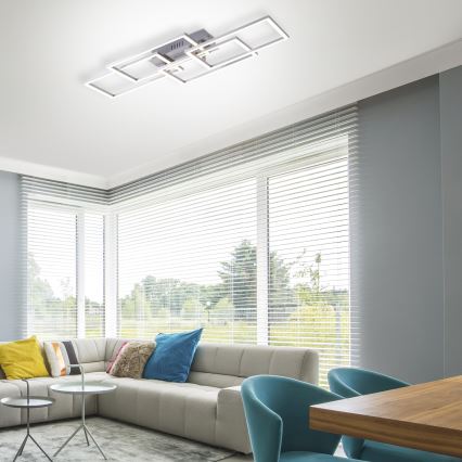 Leuchten Direkt 14791-55 - Стельовий LED світильник з регулюванням яскравості IVEN 4xLED/9W/230V