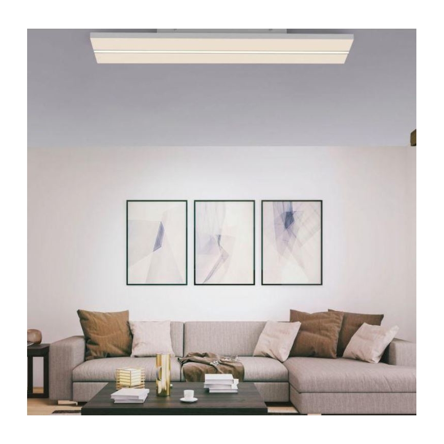 Leuchten Direkt 14854-16 - Светодиодный диммируемый потолочный светильник EDGING LED/30W/230V 2700-5000K + пульт ДУ