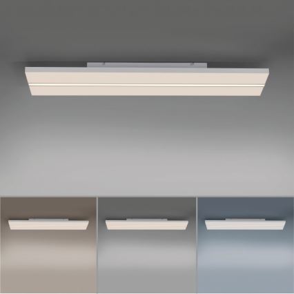 Leuchten Direkt 14854-16 - Светодиодный диммируемый потолочный светильник EDGING LED/30W/230V 2700-5000K + пульт ДУ