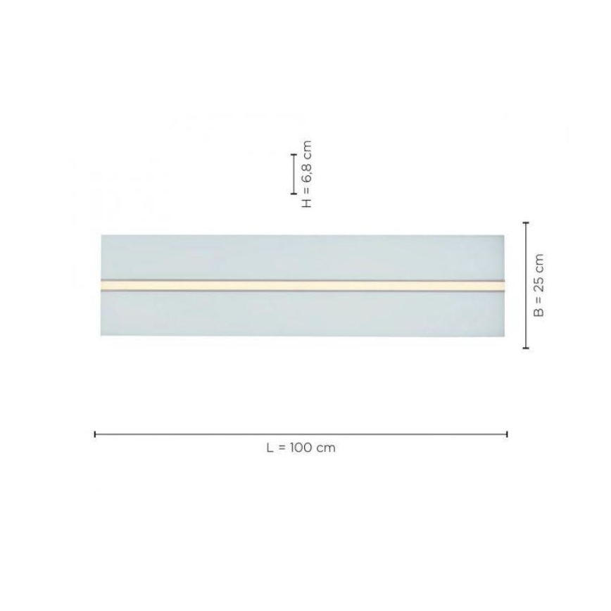 Leuchten Direkt 14854-16 - Светодиодный диммируемый потолочный светильник EDGING LED/30W/230V 2700-5000K + пульт ДУ